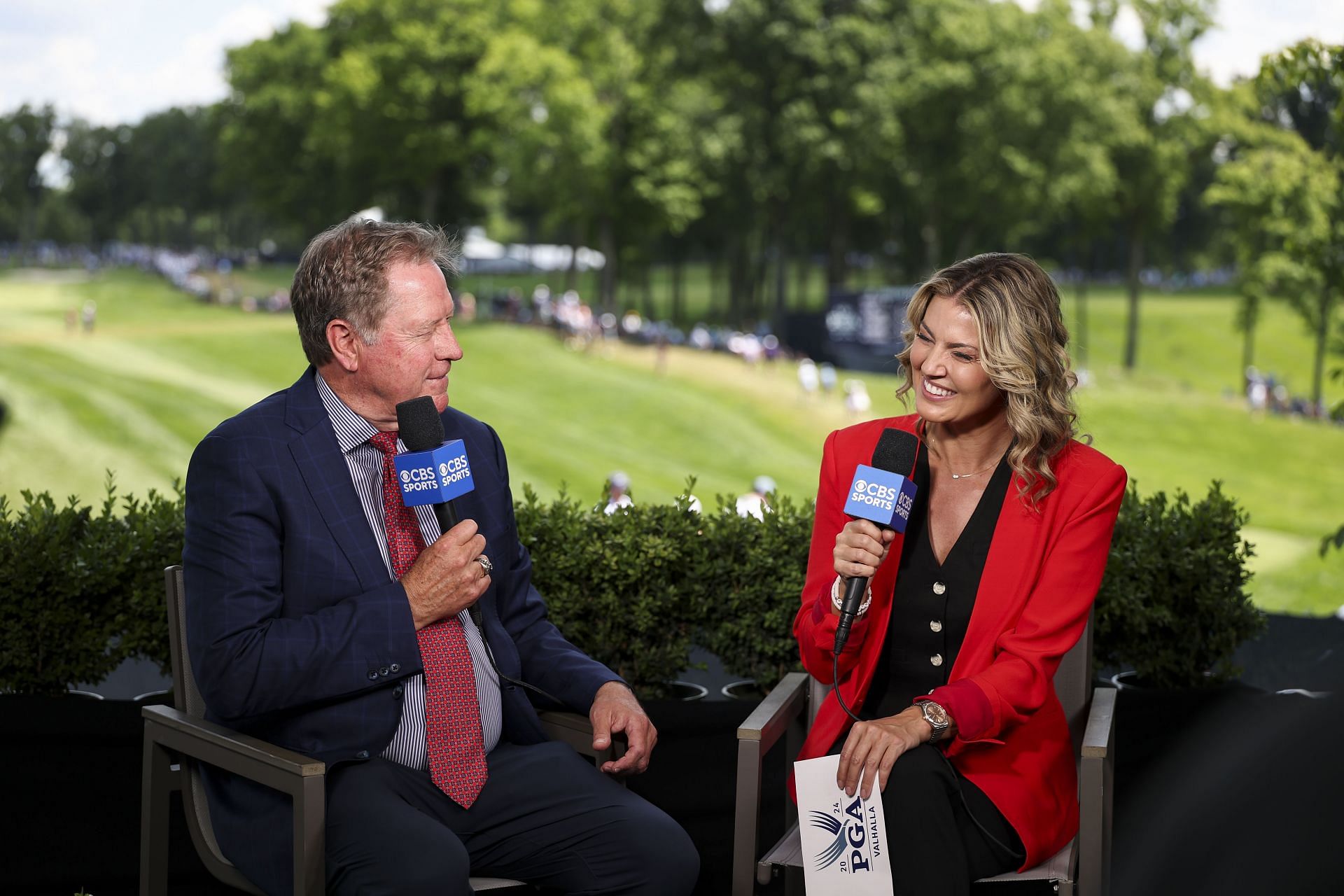 Amanda Balionis at the 2024 PGA Championship (Source: Getty)